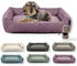 Rohrschneider Hundebett Cordstoff breit 50x70cm altrosa