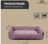 Rohrschneider Hundebett Cordstoff breit 50x70cm altrosa