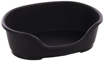 Flamingo Hundekorb Tuck oval 58x38x20cm schwarz