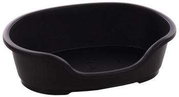 Flamingo Hundekorb Tuck oval 70x47x22cm schwarz