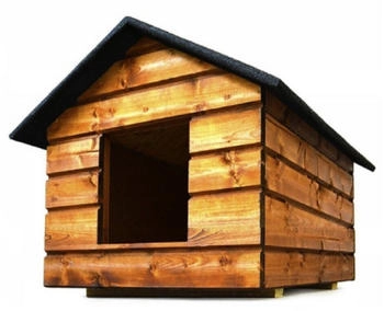 QLS Outdoor Katzenhaus mit Vorhang Isoliert Winterfest Kiefer 50x45x52cm