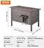 VEVOR Outdoor Katzenhaus winterfest 87x53,5x69cm