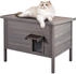 VEVOR Outdoor Katzenhaus winterfest 87x53,5x69cm