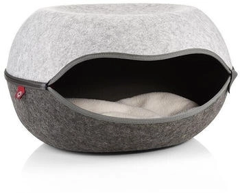 CanadianCat Filz Katzennest 2.0 grau