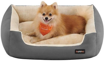 Feandrea L-XL Hundebett mit Wendekissen L