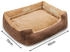 Lionto Bett mit Wendekissen braun XL (DB00533)