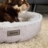 Lionto Rundes Hundebett grau M (DB00281)