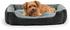 Lionto Bett mit Wendekissen grau/ schwarz L (DB00522)