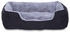 Lionto Bett mit Wendekissen grau/ schwarz L (DB00522)