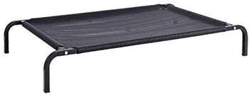 Lionto erhöhte Hundeliege schwarz M (DB00361)