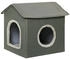 Pawhut Tierbett Katzenhaus Polyester BxLxH: 43,5x39x40,5cm (D30-630V00GY)