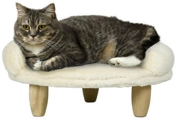 Pawhut Katzen-Zubehör cremeweiß Kiefer 40x47x20cm (D04-263V00CW)