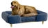 Pawhut Tierbett Hundecouch mit Holzbeine Polyester-Gewebe Blau 96x66x24cm (D04-261V00DB)