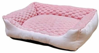 Nobby Bett Diamond eckig rosa 60x50x18cm