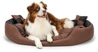 Lionto Hundebett, Stilvolles 4-in-1 Hundek&ouml;rbchen, Wasserabweisend, Kratzfest &