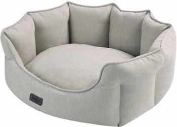Nobby Bett Valea oval beige 55x50x21cm