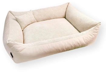 4L Textil TEO Kuscheliges Hundebett beige 120x100cm