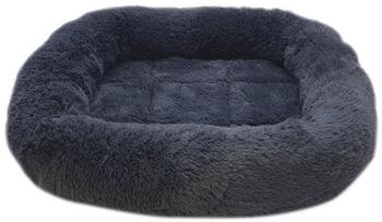 Nobby Kissen oval mit Rand Bian dunkelgrau 88x68x8cm