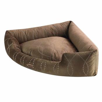 Nobby Eckbett Ceno braun 60x60x17cm