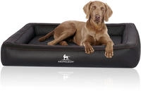 Knuffelwuff Tierbett Hundebett Hampstead, Orthop&auml;disch schwarz 125 cm x 155 cm