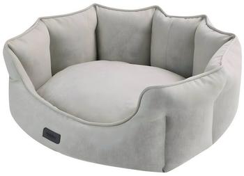 Nobby Bett Valea oval beige 65x57x22cm