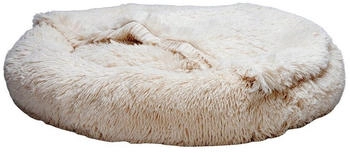 Beeztees Hundebett Yala Pl&uuml;sch beige 80cm
