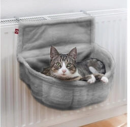 CanadianCat Canadian Cat Company Kuschelsack für Heizkörper grau
