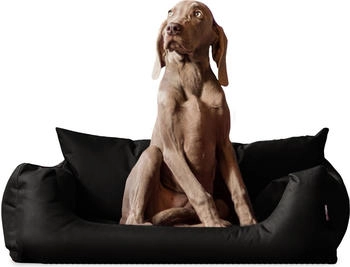 Tierlando NEMO Hundebett Hundesofa S M L Hundekorb Katzenbett 65 80 100cm schwarz 80 cm, 22 cm, 60 cm