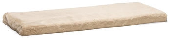 Beeztees Fensterbankkissen Moza aus Plüsch beige