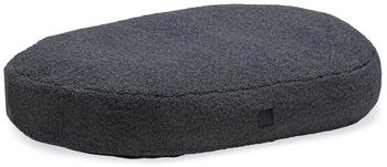 Designed by Lotte Hundekissen Yndis oval anthrazit, Maße: 100 x 70 x 15 cm