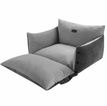 Nobby 2 in 1 Komfortbett und -matte Alin grau für