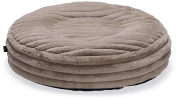 Designed by Lotte Hundekissen Reza rund beige, Maße: 95 x 95 x 20 cm