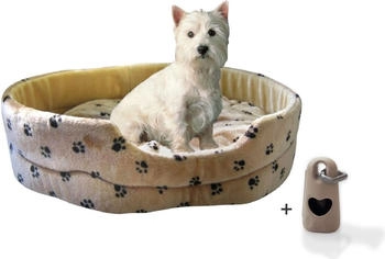 Rohrschneider ® Hundebett Silvio, mit Gratis-Kotbeutelset, L