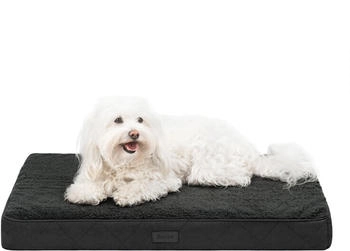 Lionto orthop&auml;disches Hundebett, 76x51x8 cm, f&uuml;r Hunde & Katzen, schwarz