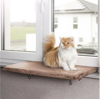 CanadianCat Canadian Cat Company Fensterliege Snuggly Place L beige