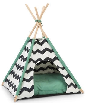 Beeztees Tipi Tent Kioni schwarz-weiß