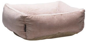 Beeztees Katzenbett Moza aus Plüsch rosa