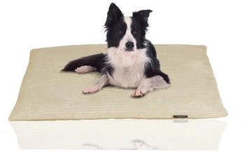 Rohrschneider ® weiches Hundebett mit waschbarem Bezug aus Cord XL