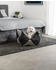 Lionto Hundebett - Kronenkissen grau/ schwarz M