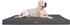 Tierlando ® OSCAR VISCO Orthopädische Hundematte Matratze Kunstleder Hundebett schwarz/ graphit 1,5 m, 11 cm, 1 m