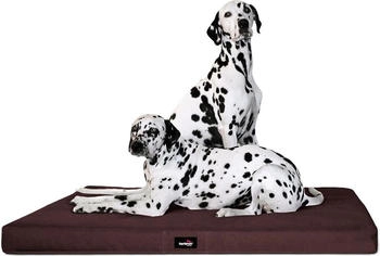 Tierlando ® ALICE VISCO Orthopädische Hundematte braun 80 cm, 9 cm, 60 cm