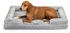 Lionto orthopädisches Hundebett mit erhöhtem Rand rutschfest M