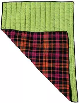 Fashion Dog Double-Face Hundedecke 100 x 70 cm Yellow Tartan