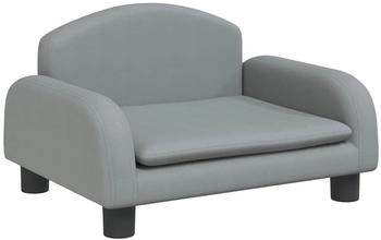 vidaXL Hundebett Hellgrau 50x40x30 cm Stoff