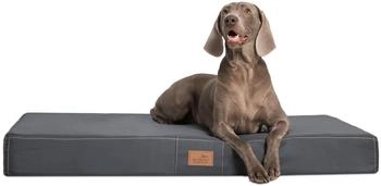 Tierlando ® HUGO BASIC Hundematratze schwarz/ graphit 80 cm, 13 cm, 60 cm