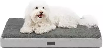 Lionto orthop&auml;disches Hundebett, 76x51x8 cm, f&uuml;r Hunde & Katzen, grau