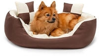 Lionto 4-1-in Katzenbett Aus Oxfordgewebe, Gr&ouml;&szlig;e (s) 65x50 Cm, Braun/beige