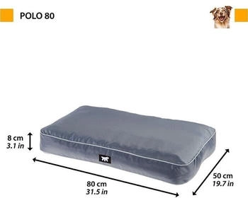 Ferplast Pet Bed Grey 80x50 cm (81088121°NEW-69315)