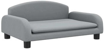 vidaXL Pet Bed Fabric Light Grey 70x45x30 cm (171960)