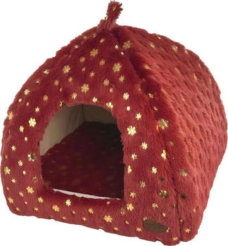 Nobby Xmas Höhle Snowflake bordeaux
